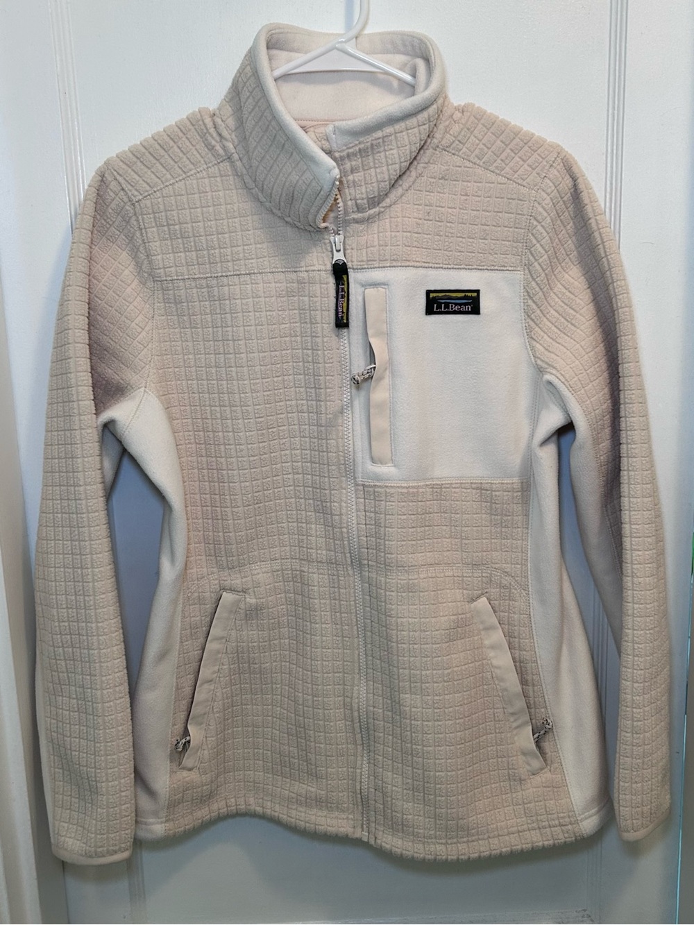 L.L.Bean Mountain Classic Windproof Fleece Full Zip Pocket Jacket Women’s M Reg